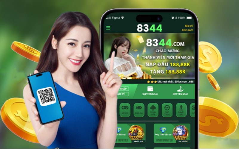 Hình ảnh quảng cáo của bomwin hiển thị nền tảng và các lợi ích