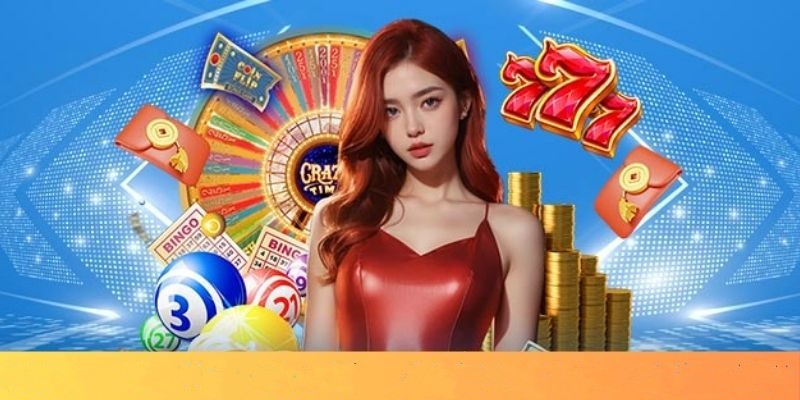 Hình ảnh quảng cáo của bomwin hiển thị nền tảng và các lợi ích